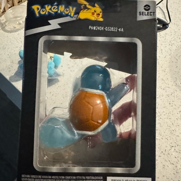 POKEMON Squirtle Plush Keychain and figurine - Picture 4 of 4